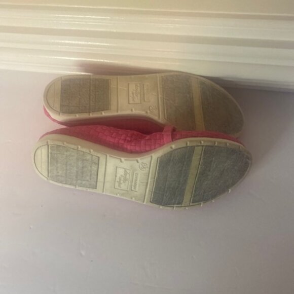 Dexflex Mary Jane Sport Pink Weave Pattern Ballet Flats Women’s Size 8.5M - Picture 6 of 7